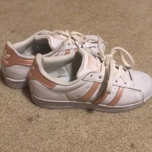 Adidas Superstar Shoes (Rose Gold)